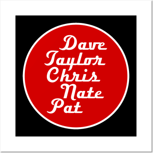 Dave Taylor Pat Chris Nate Posters and Art